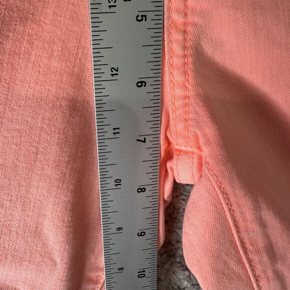 Current/Elliott Jeans Womens 26 Coral Pink Skinny Leg Ankle Made in USA Denim - Picture 6 of 8